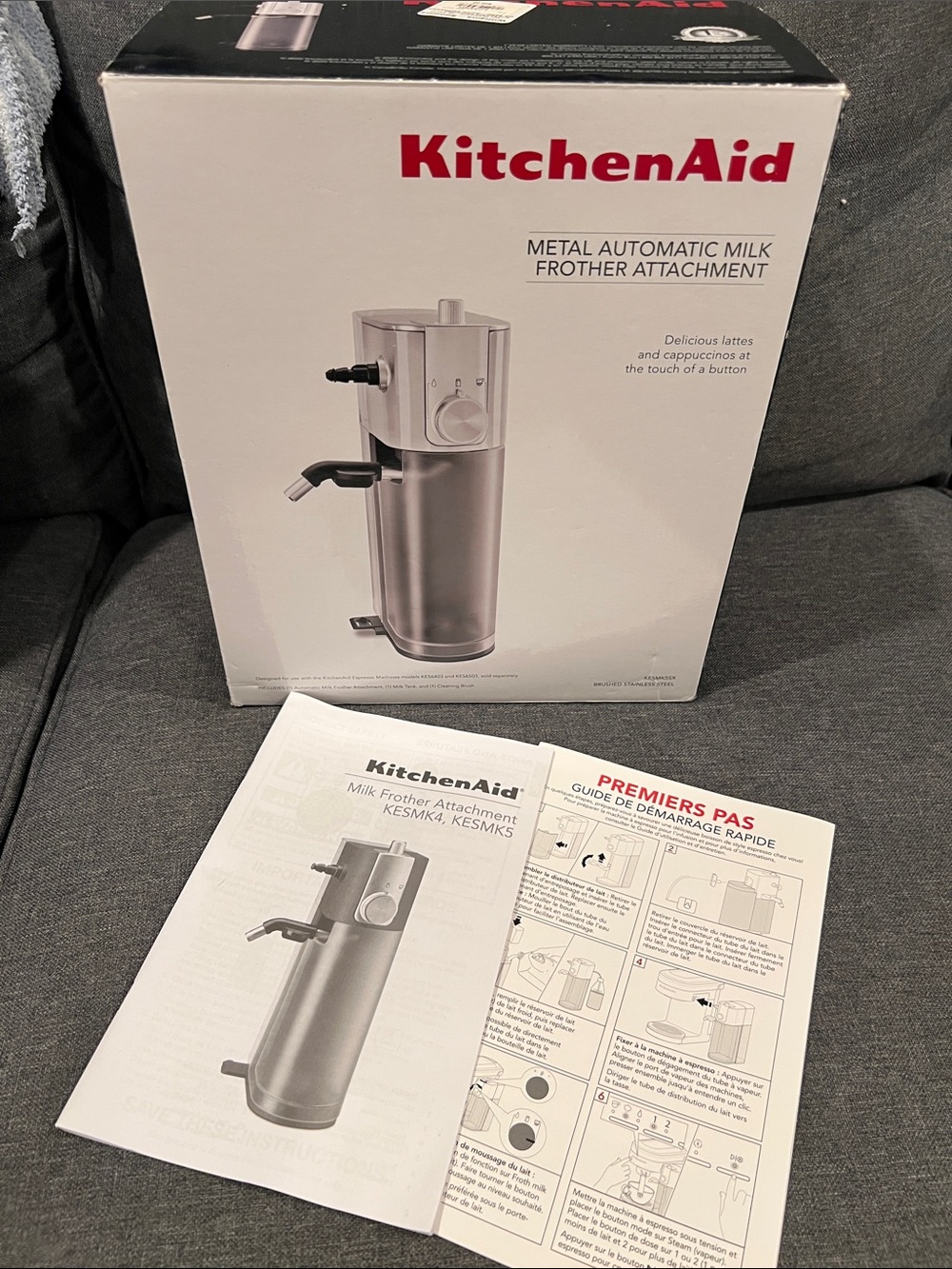 Kitchen Aid Metal Automatic Milk Frother Attachment
